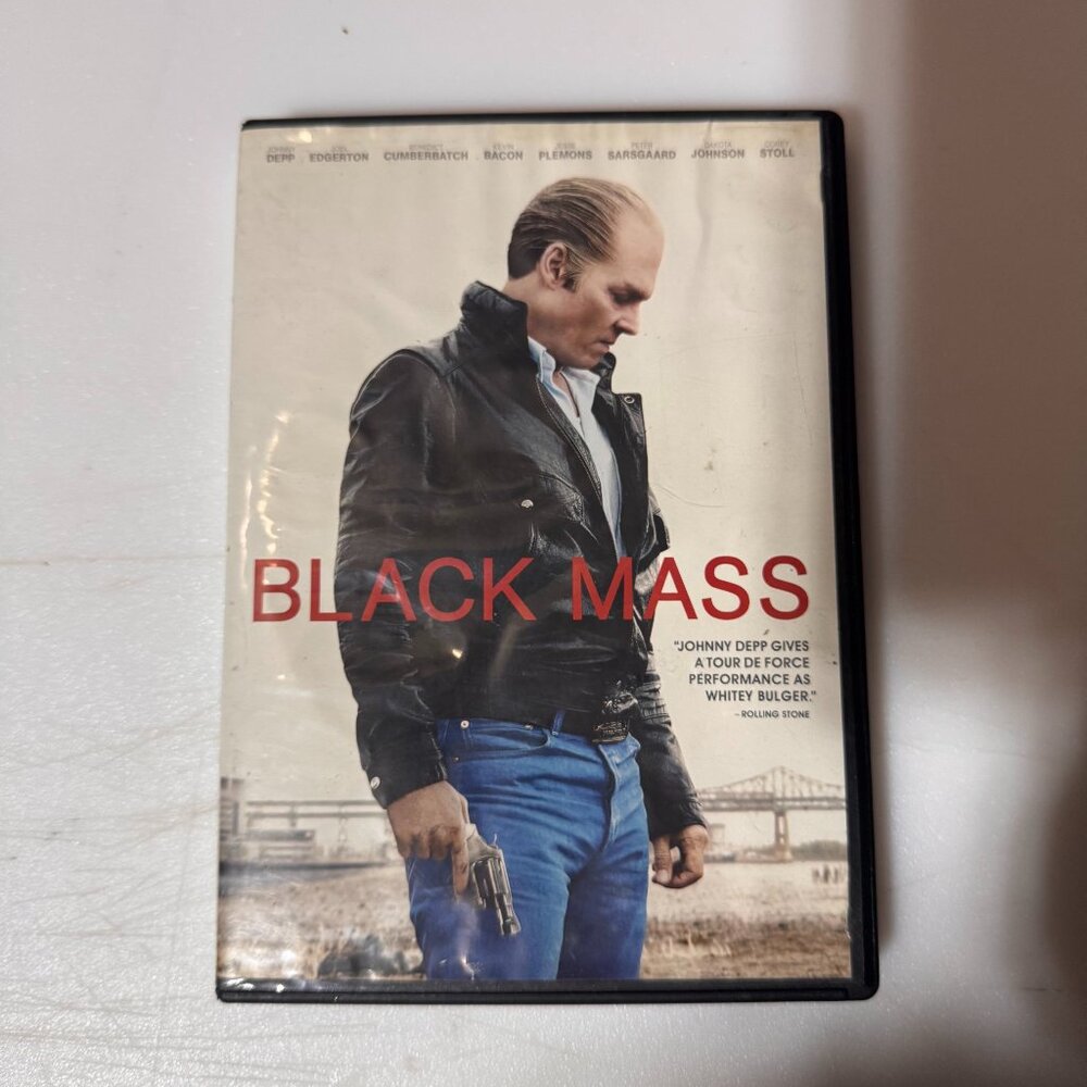 Black Mass [DVD] Disc Tested, Working